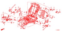 VORNE SITZKOMPONENTEN (D.) (HAUTEUR MANUELLE) für Honda ACCORD DIESEL 2.2 ELEGANCE 4 Türen 6 gang-Schaltgetriebe 2013