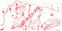 WINDSCHUTZSCHEIBENWASCHER (2D)  für Honda ACCORD DIESEL 2.2 ELEGANCE 4 Türen 6 gang-Schaltgetriebe 2013