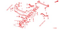 HINTERER STOSSFAENGER  für Honda ACCORD DIESEL 2.2 ELEGANCE 4 Türen 5 gang automatikgetriebe 2013