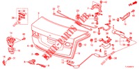 KOFFERRAUMDECKEL(4D)  für Honda ACCORD DIESEL 2.2 ELEGANCE 4 Türen 5 gang automatikgetriebe 2013