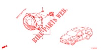 NEBELSCHEINWERFER  für Honda ACCORD DIESEL 2.2 ELEGANCE 4 Türen 5 gang automatikgetriebe 2013