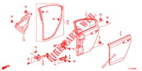 TUERBLECHE, HINTEN(4D)  für Honda ACCORD DIESEL 2.2 ELEGANCE 4 Türen 5 gang automatikgetriebe 2013