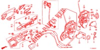 TUERSCHLOESSER, VORNE/AEUSSERER GRIFF  für Honda ACCORD DIESEL 2.2 ELEGANCE 4 Türen 5 gang automatikgetriebe 2013