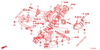 TURBOLADER SYSTEM (DIESEL) für Honda ACCORD DIESEL 2.2 ELEGANCE 4 Türen 5 gang automatikgetriebe 2013