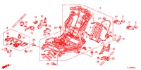 VORNE SITZKOMPONENTEN (D.) (HAUTEUR MANUELLE) für Honda ACCORD DIESEL 2.2 ELEGANCE 4 Türen 5 gang automatikgetriebe 2013