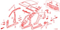 AUSSENBLECHE/TAFEL, HINTEN  für Honda ACCORD DIESEL 2.2 ELEGANCE PACK 4 Türen 6 gang-Schaltgetriebe 2013