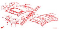 DACHVERKLEIDUNG  für Honda ACCORD DIESEL 2.2 ELEGANCE PACK 4 Türen 6 gang-Schaltgetriebe 2013