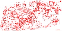 INSTRUMENTENBRETT, OBEN (LH) für Honda ACCORD DIESEL 2.2 ELEGANCE PACK 4 Türen 6 gang-Schaltgetriebe 2013