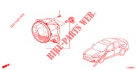 NEBELSCHEINWERFER  für Honda ACCORD DIESEL 2.2 ELEGANCE PACK 4 Türen 6 gang-Schaltgetriebe 2013