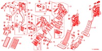 PEDAL (LH) für Honda ACCORD DIESEL 2.2 ELEGANCE PACK 4 Türen 6 gang-Schaltgetriebe 2013