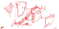 TUERBLECHE, HINTEN(4D)  für Honda ACCORD DIESEL 2.2 ELEGANCE PACK 4 Türen 6 gang-Schaltgetriebe 2013