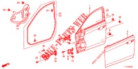 TUERTAFELN, VORNE(2D)  für Honda ACCORD DIESEL 2.2 ELEGANCE PACK 4 Türen 6 gang-Schaltgetriebe 2013