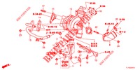 TURBOLADER SYSTEM (DIESEL) für Honda ACCORD DIESEL 2.2 ELEGANCE PACK 4 Türen 6 gang-Schaltgetriebe 2013