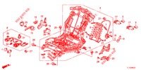 VORNE SITZKOMPONENTEN (D.) (HAUTEUR MANUELLE) für Honda ACCORD DIESEL 2.2 ELEGANCE PACK 4 Türen 6 gang-Schaltgetriebe 2013