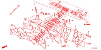 ANSAUGKRUEMMER (DIESEL) für Honda ACCORD DIESEL 2.2 ELEGANCE PACK 4 Türen 5 gang automatikgetriebe 2013