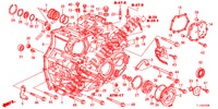 GETRIEBEGEHAEUSE (DIESEL) für Honda ACCORD DIESEL 2.2 ELEGANCE PACK 4 Türen 5 gang automatikgetriebe 2013