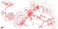 HINTERRADBREMSE (2) für Honda ACCORD DIESEL 2.2 ELEGANCE PACK 4 Türen 5 gang automatikgetriebe 2013