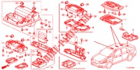 INNENLEUCHTE (2) für Honda ACCORD DIESEL 2.2 ELEGANCE PACK 4 Türen 5 gang automatikgetriebe 2013