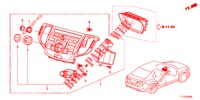 MITTLERES MODUL (NAVIGATION) für Honda ACCORD DIESEL 2.2 ELEGANCE PACK 4 Türen 5 gang automatikgetriebe 2013