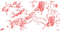TUERSCHLOESSER, HINTEN/AEUSSERER GRIFF  für Honda ACCORD DIESEL 2.2 ELEGANCE PACK 4 Türen 5 gang automatikgetriebe 2013