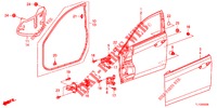 TUERTAFELN, VORNE(2D)  für Honda ACCORD DIESEL 2.2 ELEGANCE PACK 4 Türen 5 gang automatikgetriebe 2013