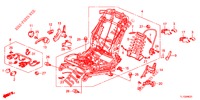 VORNE SITZKOMPONENTEN (D.) (HAUTEUR MANUELLE) für Honda ACCORD DIESEL 2.2 ELEGANCE PACK 4 Türen 5 gang automatikgetriebe 2013