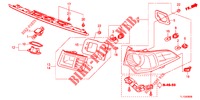 HECKLEUCHTE/KENNZEICHENBELEUCHTUNG (PGM FI)  für Honda ACCORD DIESEL 2.2 LUXURY 4 Türen 6 gang-Schaltgetriebe 2013