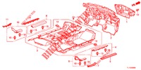 BODENMATTE/ISOLATOR  für Honda ACCORD DIESEL 2.2 LUXURY 4 Türen 5 gang automatikgetriebe 2013