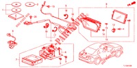 EINBAUSATZ F. RNS2  für Honda ACCORD DIESEL 2.2 LUXURY 4 Türen 5 gang automatikgetriebe 2013