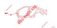 GUMMITUELLE (LATERAL) für Honda ACCORD DIESEL 2.2 LUXURY 4 Türen 5 gang automatikgetriebe 2013