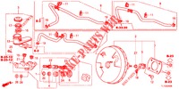 HAUPTBREMSZYLINDER/MASTER POWER (LH) für Honda ACCORD DIESEL 2.2 LUXURY 4 Türen 5 gang automatikgetriebe 2013