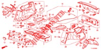 HINTERE ABLAGE/SEITENVERKLEIDUNG (4D)  für Honda ACCORD DIESEL 2.2 LUXURY 4 Türen 5 gang automatikgetriebe 2013