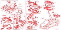INNENLEUCHTE (2) für Honda ACCORD DIESEL 2.2 LUXURY 4 Türen 5 gang automatikgetriebe 2013