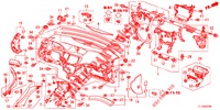 INSTRUMENTENBRETT, OBEN (LH) für Honda ACCORD DIESEL 2.2 LUXURY 4 Türen 5 gang automatikgetriebe 2013