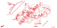 KABELBAUM (3) (LH) für Honda ACCORD DIESEL 2.2 LUXURY 4 Türen 5 gang automatikgetriebe 2013