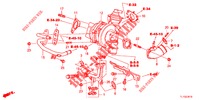 TURBOLADER SYSTEM (DIESEL) für Honda ACCORD DIESEL 2.2 LUXURY 4 Türen 5 gang automatikgetriebe 2013