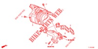 AUSPUFFKRUEMMER (DIESEL) für Honda ACCORD DIESEL 2.2 ELEGANCE 4 Türen 5 gang automatikgetriebe 2012