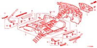 BODENMATTE/ISOLATOR  für Honda ACCORD DIESEL 2.2 ELEGANCE 4 Türen 5 gang automatikgetriebe 2012