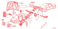 EMBLEME/WARNETIKETTEN  für Honda ACCORD DIESEL 2.2 ELEGANCE 4 Türen 5 gang automatikgetriebe 2012