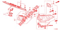HECKLEUCHTE/KENNZEICHENBELEUCHTUNG (PGM FI)  für Honda ACCORD DIESEL 2.2 ELEGANCE 4 Türen 5 gang automatikgetriebe 2012