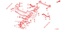 HINTERER STOSSFAENGER  für Honda ACCORD DIESEL 2.2 ELEGANCE 4 Türen 5 gang automatikgetriebe 2012