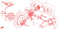 HINTERRADBREMSE (2) für Honda ACCORD DIESEL 2.2 ELEGANCE 4 Türen 5 gang automatikgetriebe 2012