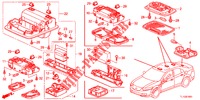 INNENLEUCHTE (2) für Honda ACCORD DIESEL 2.2 ELEGANCE 4 Türen 5 gang automatikgetriebe 2012