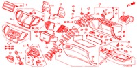 INSTRUMENT, ZIERSTUECK (COTE DE PASSAGER) (LH) für Honda ACCORD DIESEL 2.2 ELEGANCE 4 Türen 5 gang automatikgetriebe 2012