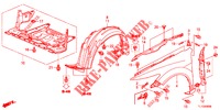KOTFLUEGEL, VORNE  für Honda ACCORD DIESEL 2.2 ELEGANCE 4 Türen 5 gang automatikgetriebe 2012