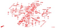 TURBOLADER SYSTEM (DIESEL) für Honda ACCORD DIESEL 2.2 ELEGANCE 4 Türen 5 gang automatikgetriebe 2012