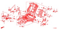 VORNE SITZKOMPONENTEN (D.) (HAUTEUR MANUELLE) für Honda ACCORD DIESEL 2.2 ELEGANCE 4 Türen 5 gang automatikgetriebe 2012