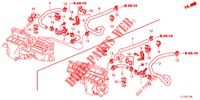 WASSERSCHLAUCH/HEIZUNGSSCHACHT (DIESEL) für Honda ACCORD DIESEL 2.2 ELEGANCE 4 Türen 5 gang automatikgetriebe 2012