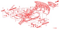 BODENMATTE/ISOLATOR  für Honda ACCORD DIESEL 2.2 LUXURY H 4 Türen 6 gang-Schaltgetriebe 2013