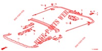 DACHGLEITTEILE  für Honda ACCORD DIESEL 2.2 LUXURY H 4 Türen 6 gang-Schaltgetriebe 2013